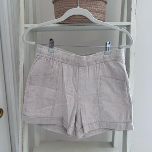 Old Navy Linen/viscose casual drawstring shorts size S